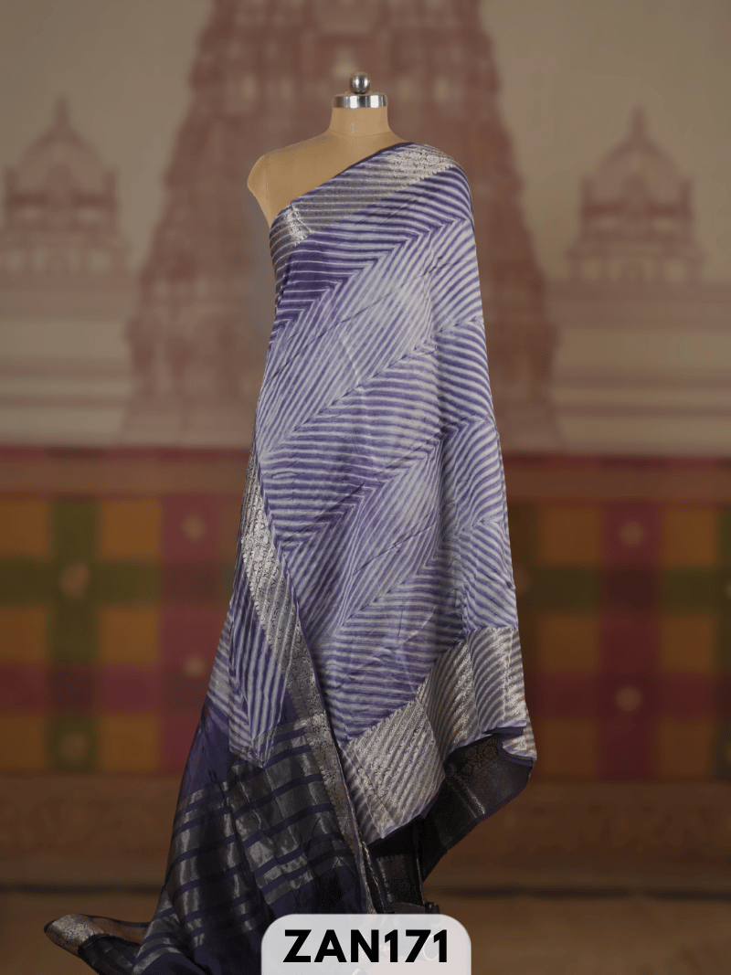 SHIBORI WITH KORA TUSSAR BANARASI SAREE