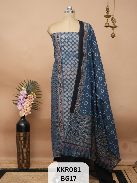 COTTON AJRAKH SALWAR SUIT
