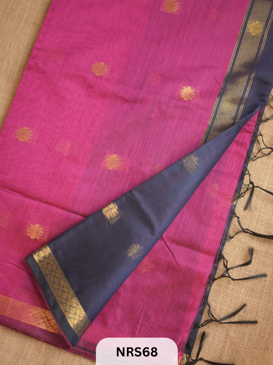 CHANDERI INSPIRED MAHESWARI SAREE