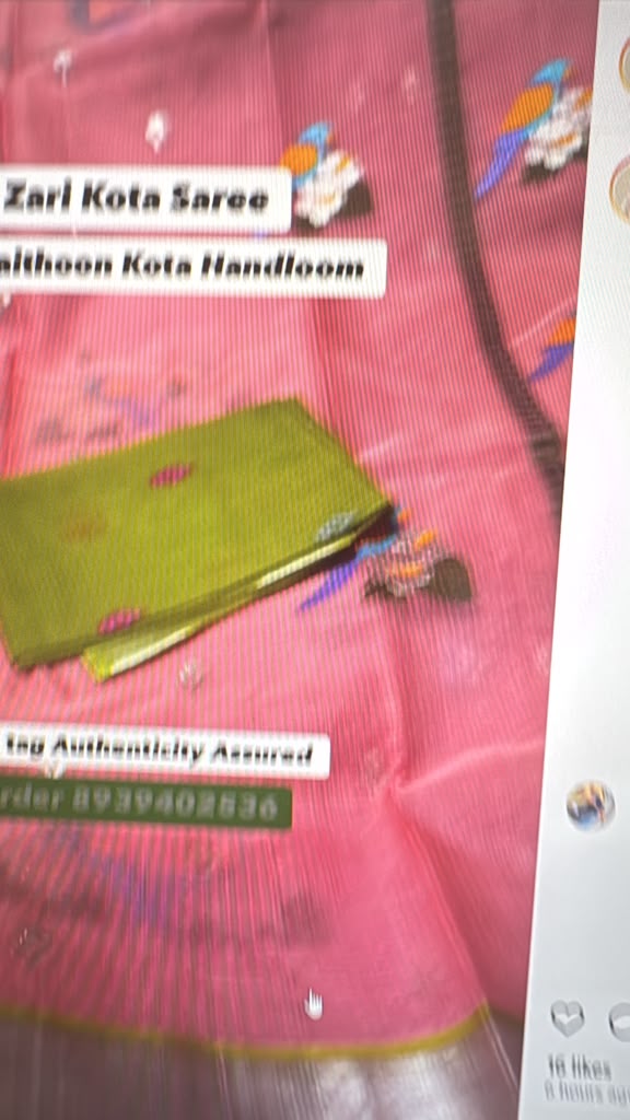 SILK KOTA  SAREE  WITH BLOUSE