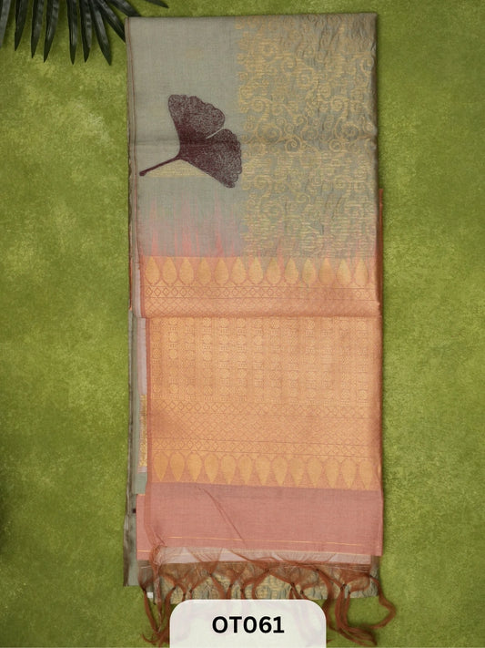 ZARI TUSSAR SAREE