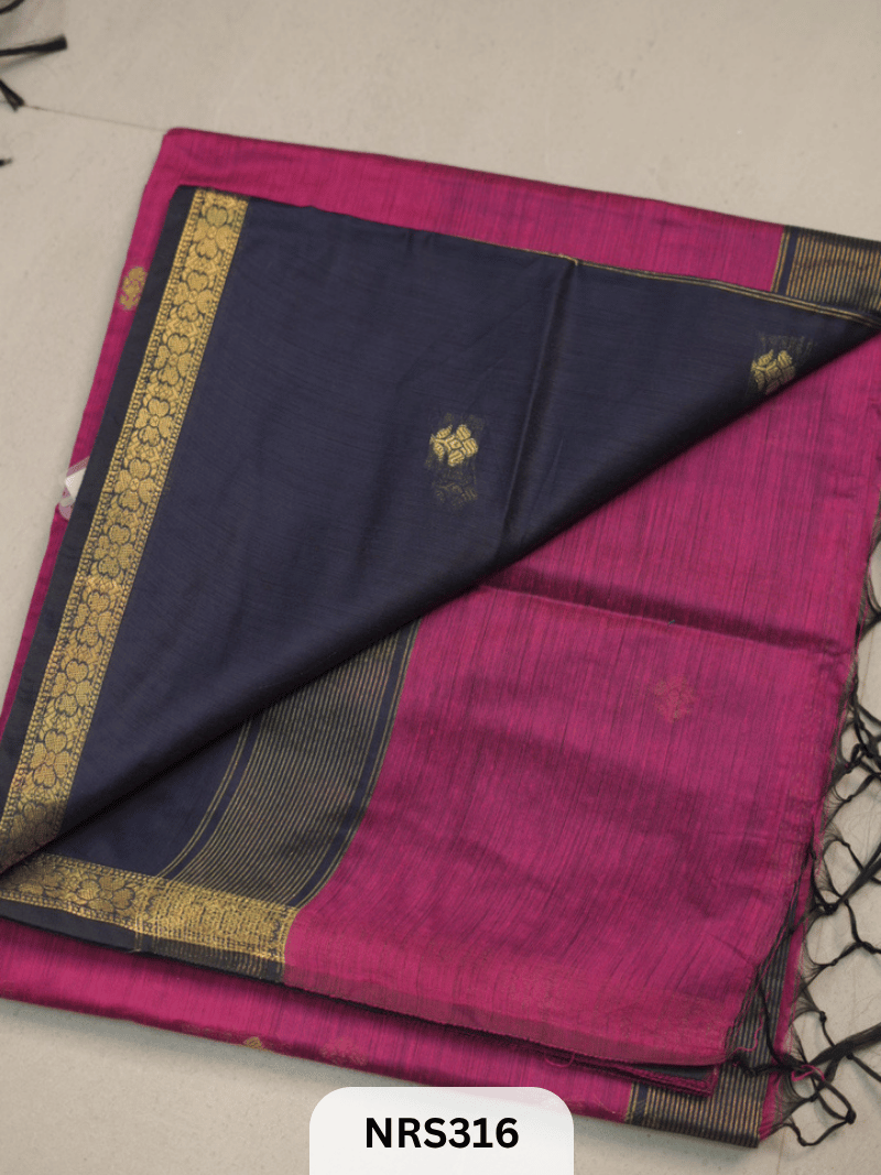 CHANDERI INSPIRED MAHESWARI SAREE