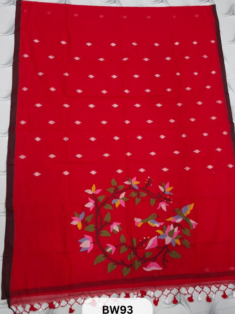 COTTTON JAMDHANI PAITHANI PALLU SAREE