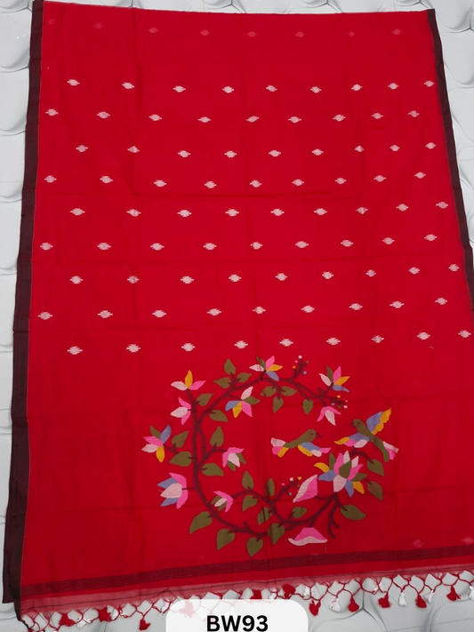 COTTTON JAMDHANI PAITHANI PALLU SAREE