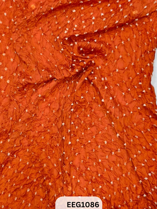 MODAL AJRAKH BANDHEJ RUNNING FABRIC-1 MTR