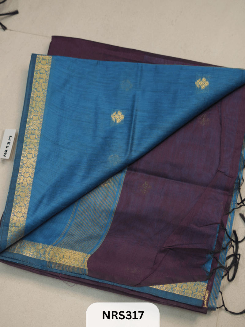 CHANDERI INSPIRED MAHESWARI SAREE