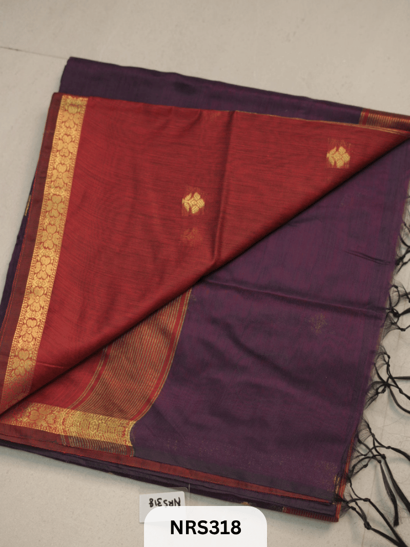 CHANDERI INSPIRED MAHESWARI SAREE