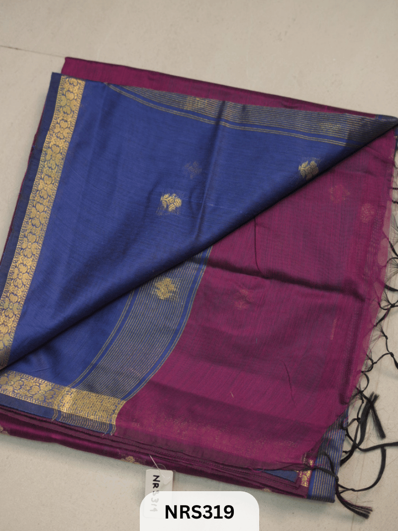 CHANDERI INSPIRED MAHESWARI SAREE