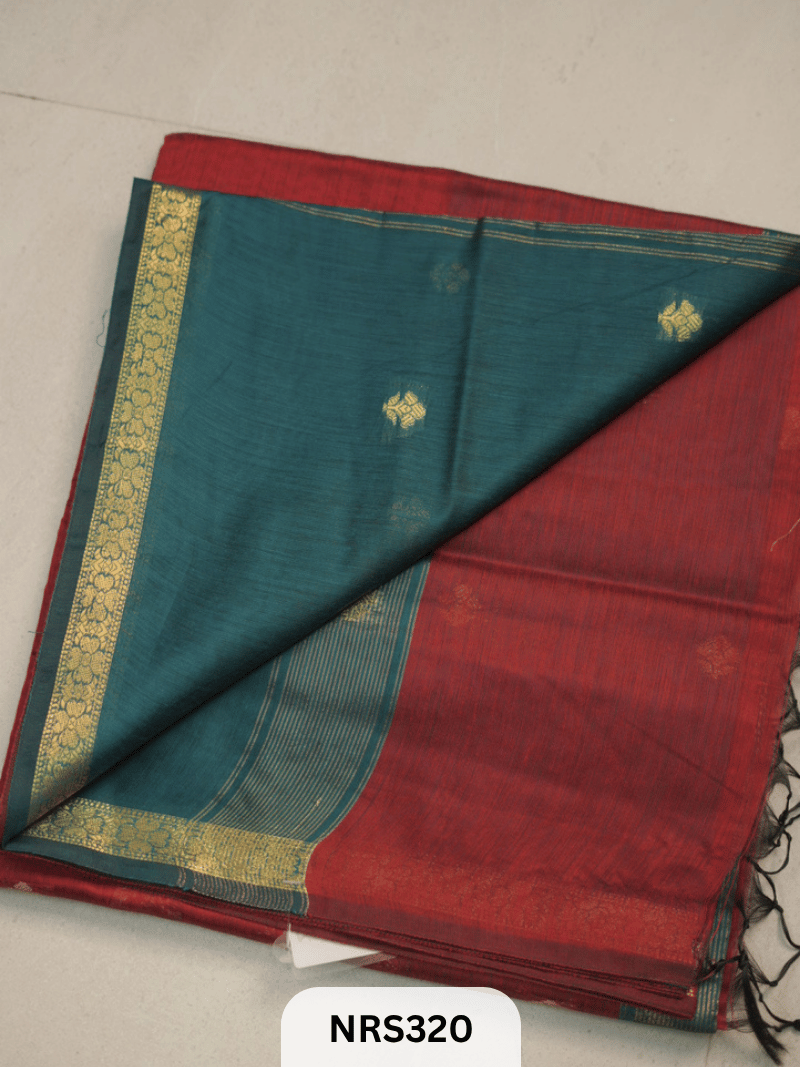 CHANDERI INSPIRED MAHESWARI SAREE