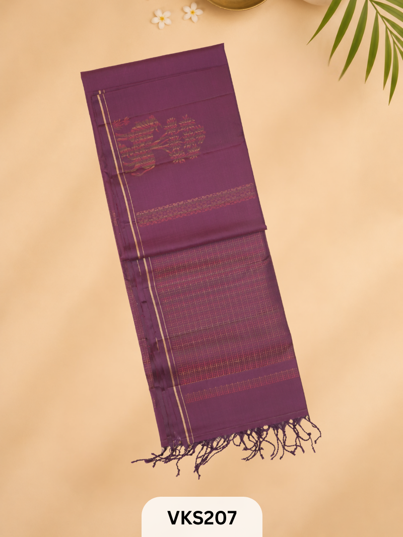PURE KANCHIPURAM PURE SOFT SILK SAREE