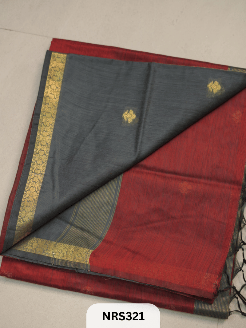 CHANDERI INSPIRED MAHESWARI SAREE