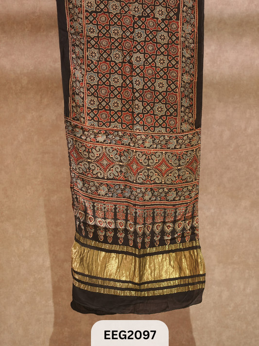 MODAL AJRAKH TISSUE STOLE