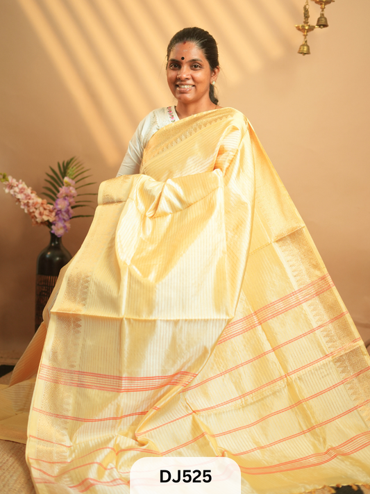 VAAZHAI PATTU SAREE - BANANA PITH | TEMPLE BORDER