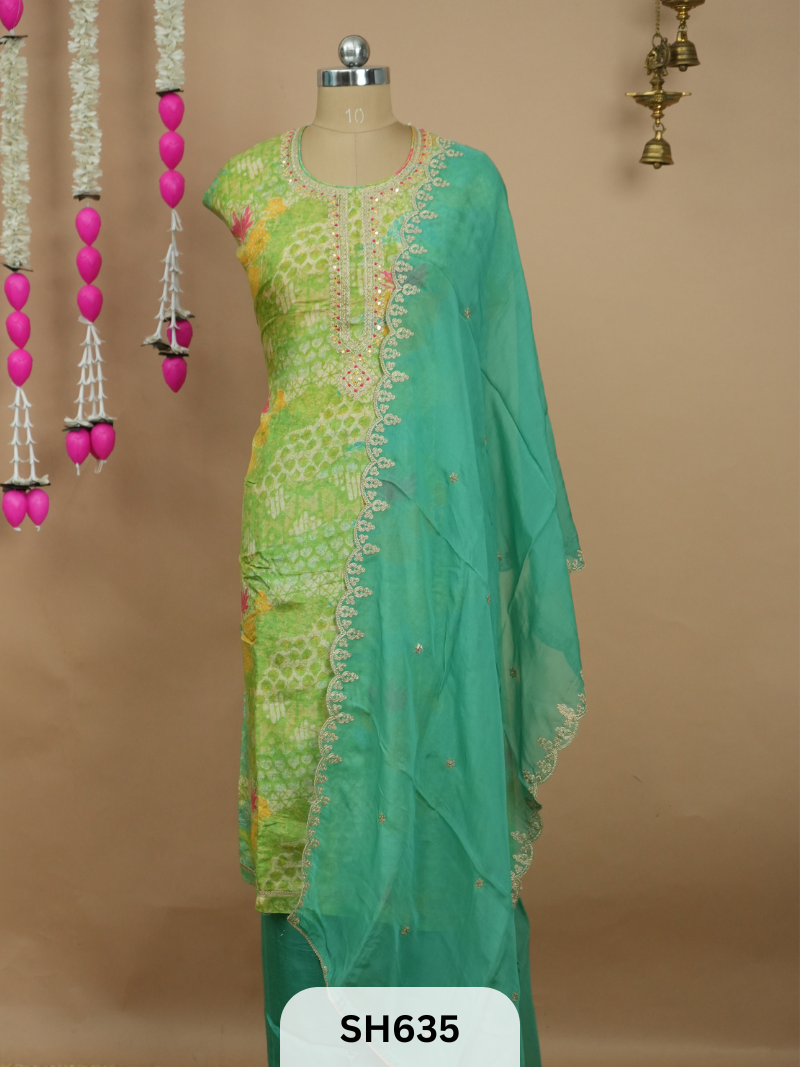 Designer collection salwar suit with embroidary work