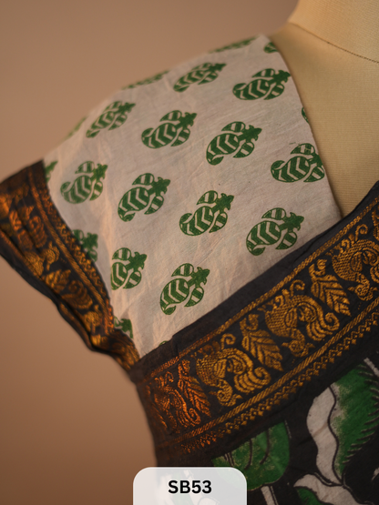 SUNGUDI X KALAMKARI SAREE