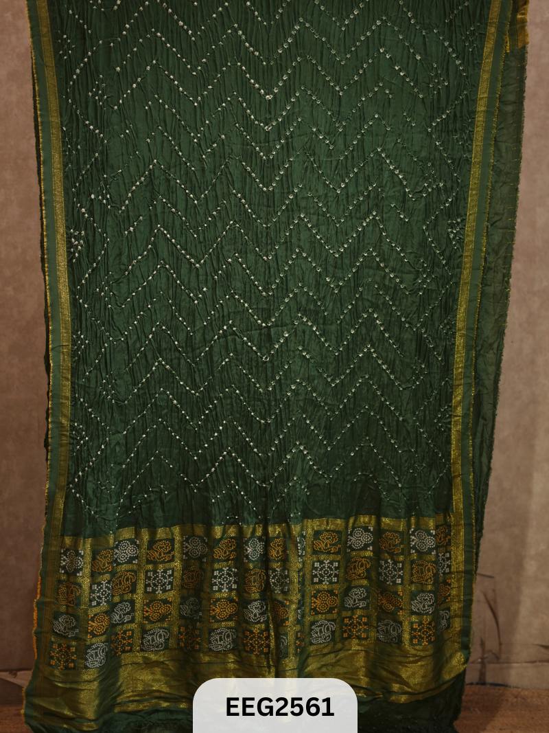 MODAL FUSIOIN SAREE WITH DOLA BORDER - EXCLUSIVE