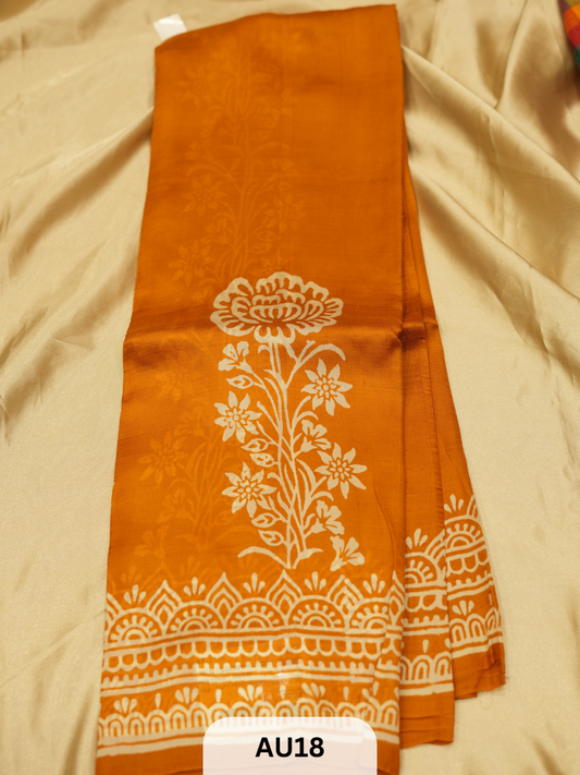 SOFT SILK BLEND TUSSAR | WITH BLOUSE