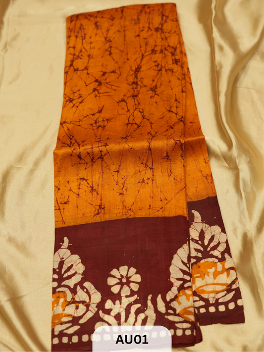 SOFT SILK BLEND TUSSAR | WITHOUT BLOUSE