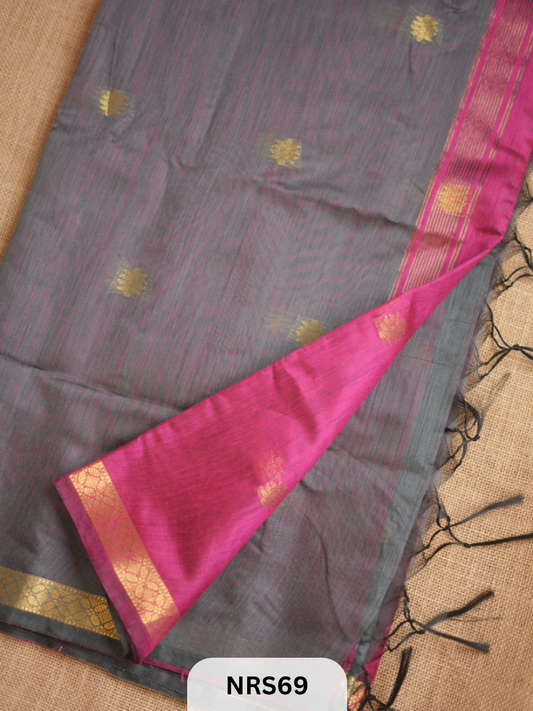 CHANDERI INSPIRED MAHESWARI SAREE
