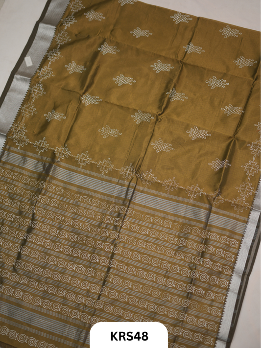 Mangalagiri Handblock Kollam Saree - DIWALI SPECIAL