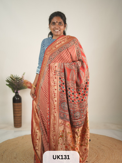 DOLA AJRAKH SAREE