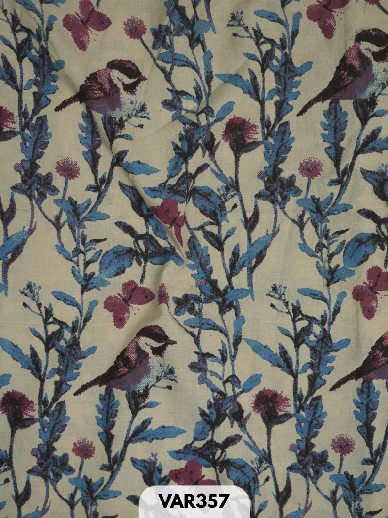 KALAMKARI FABRIC - 1 MTR