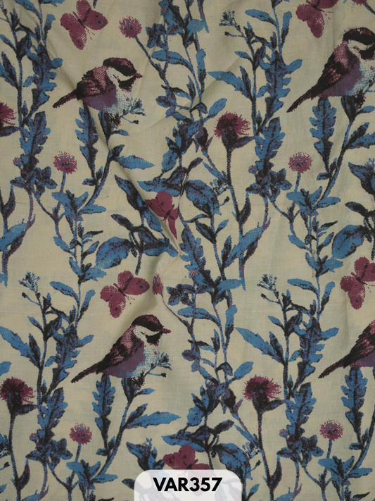 KALAMKARI FABRIC - 1 MTR