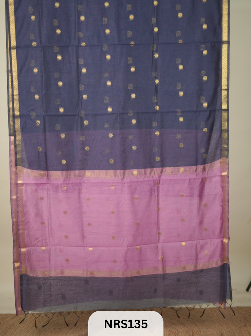 CHANDERI INSPIRED MAHESWARI SAREE