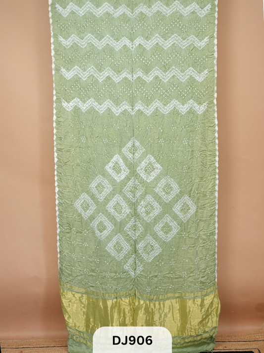 BANDHANI SHIBORI SAREE WITH LAGDI PATTA