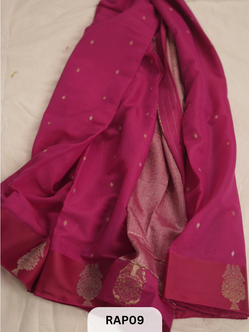 SEMI MYSORE CREPESILK SAREE