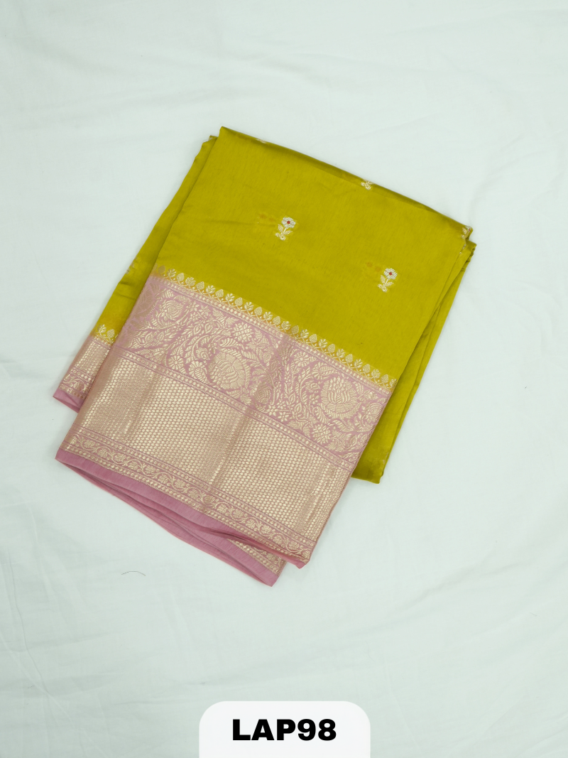 Banaras kora dupion silk saree