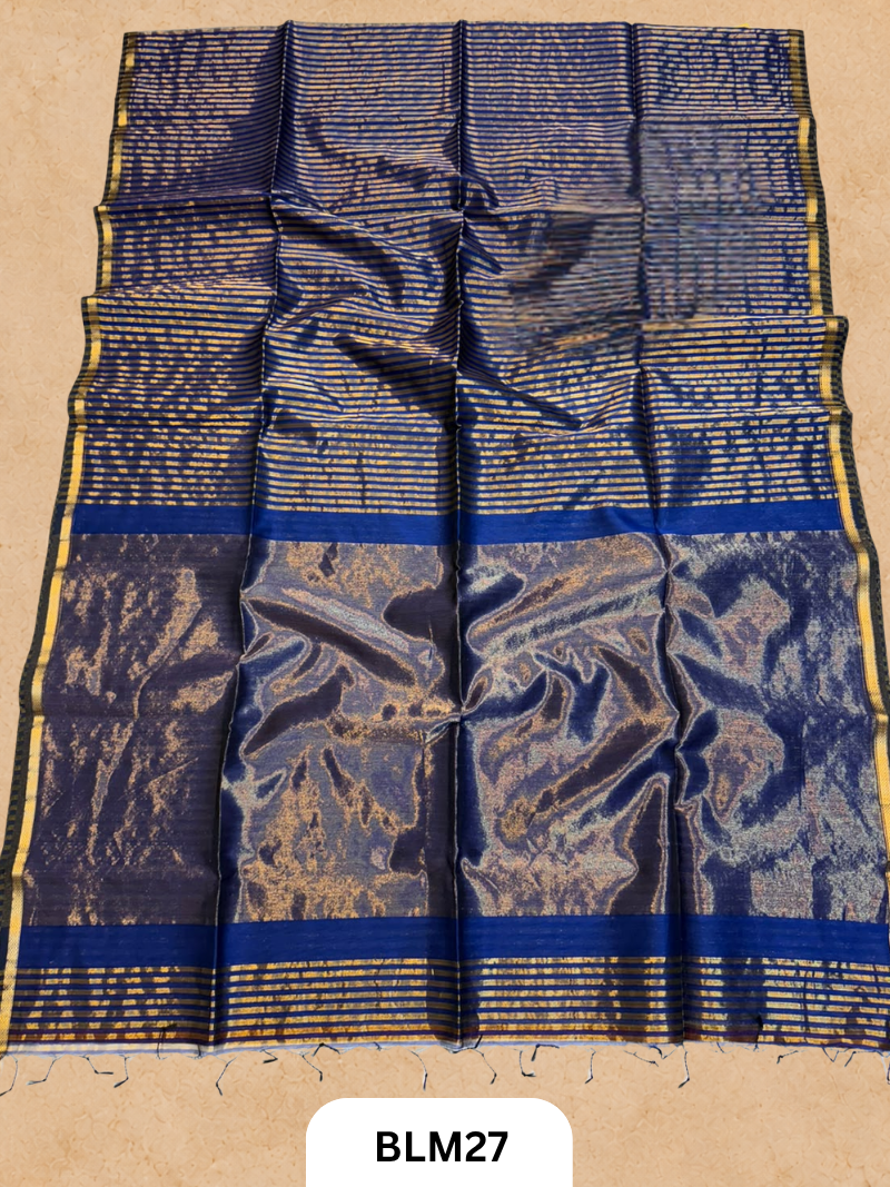 Maheshwari Tissue Stripe Saree