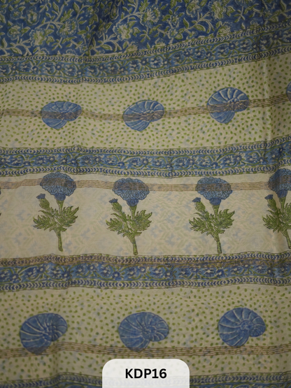 Maheshwari Sanganer Hanblock Print Saree