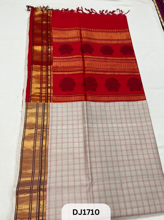 KALASHETRA PURE SILK COTTON SAREE