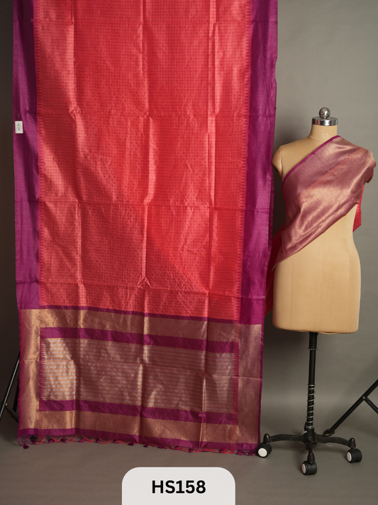 Semi Tussar Silk Saree