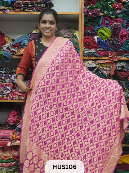 PURE KHADDI GEORGETTE DUPPATTA