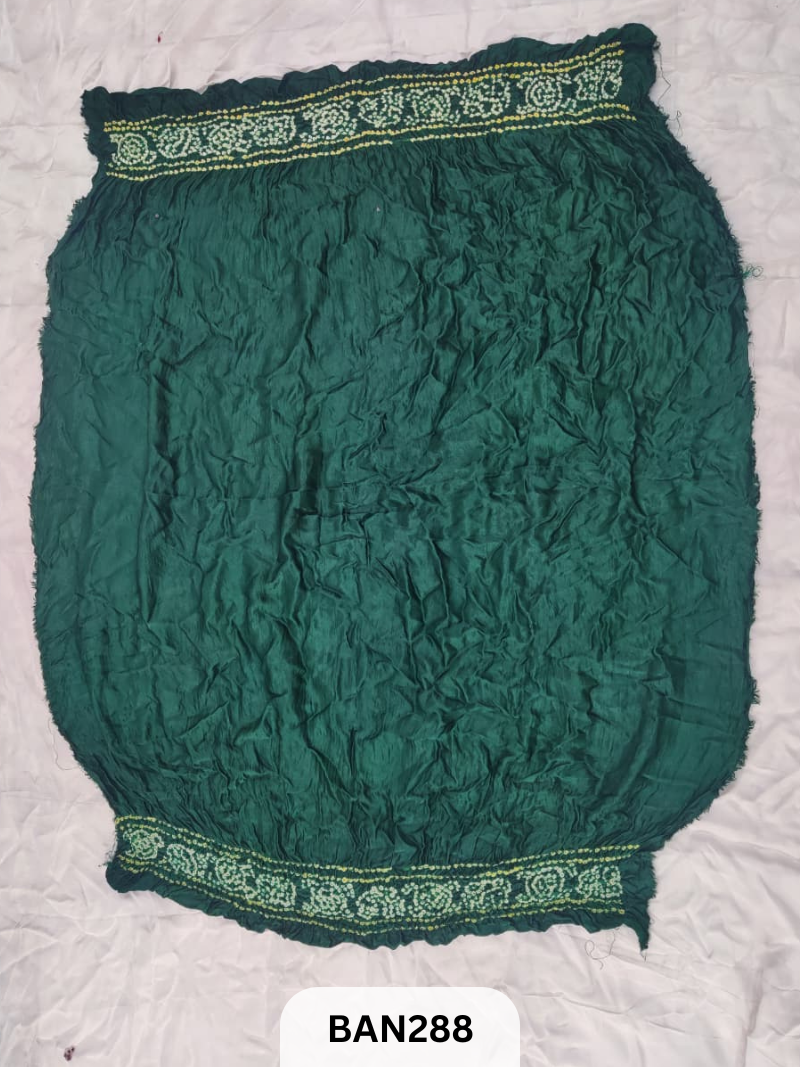 SEMI GAJI  BHANDHEJ BLOUSE-1 MTR
