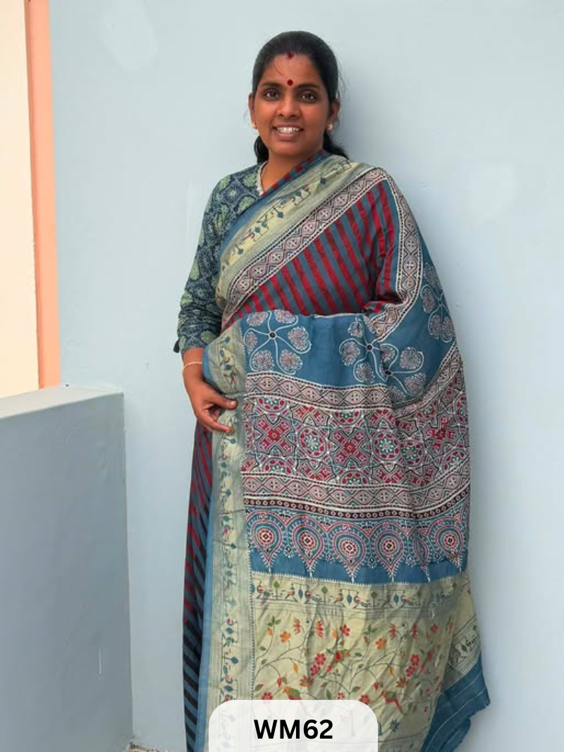 MODAL WITH PAITHANI SAREE