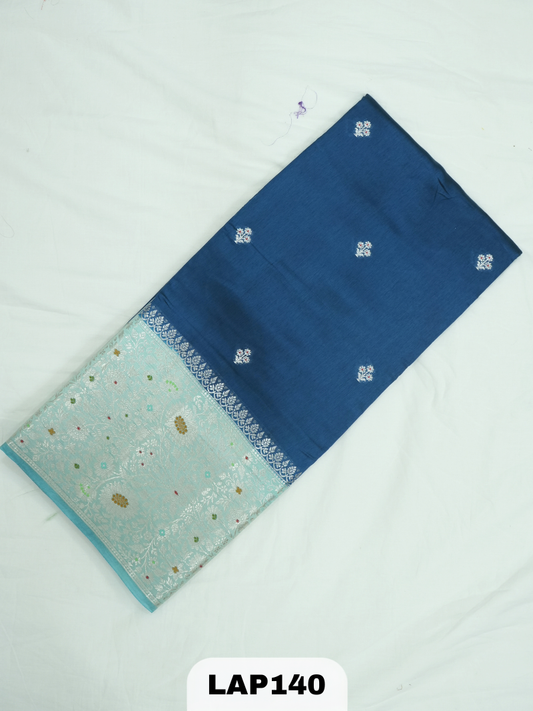 Banaras kora dupion silk saree