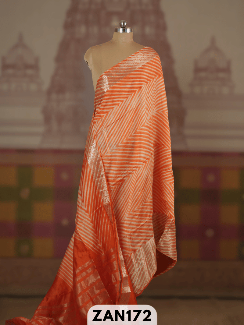 SHIBORI WITH KORA TUSSAR BANARASI SAREE