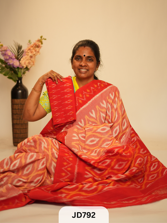 IKKAT POCHAMPALLY HANDLOOM MERCHANDISE SAREE