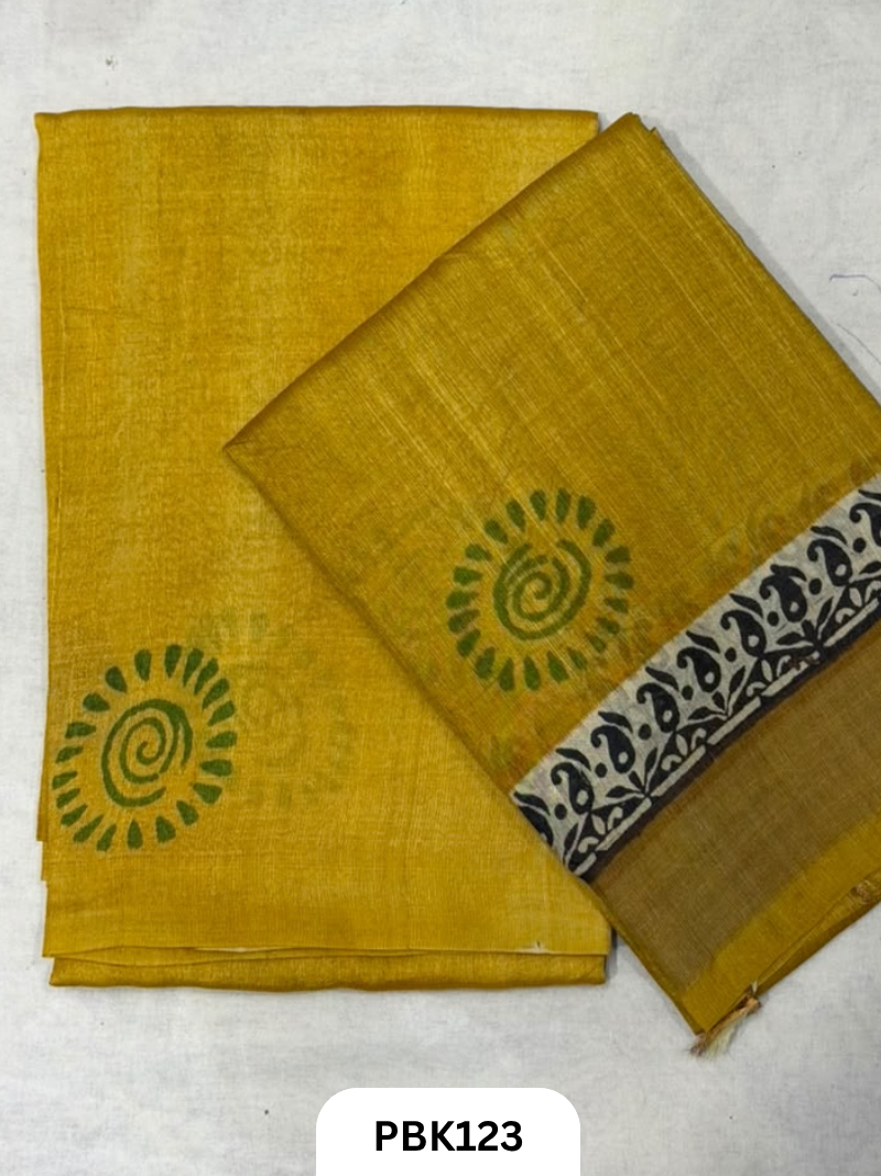 Pure Tussar Silk Salwar 2pc Top 2.5 + Duppatta 2.5  44 width