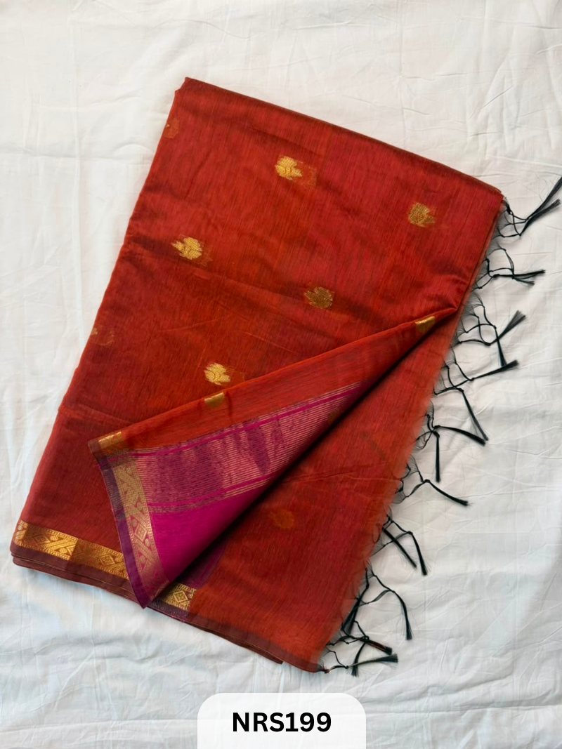 CHANDERI INSPIRED MAHESWARI SAREE
