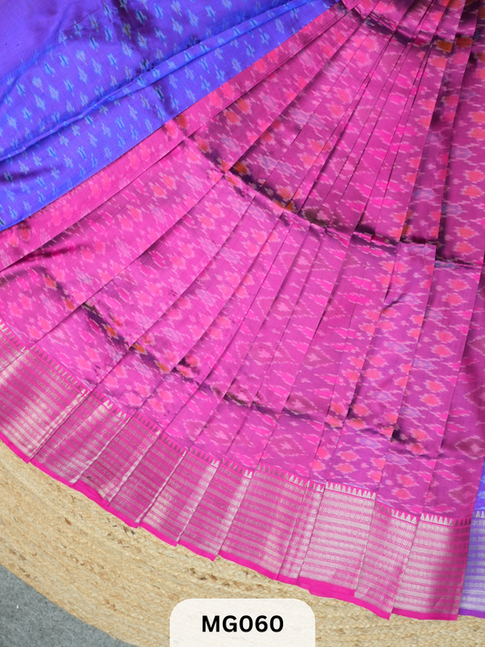 Handloom Mangalgiri saree with Pochampali design