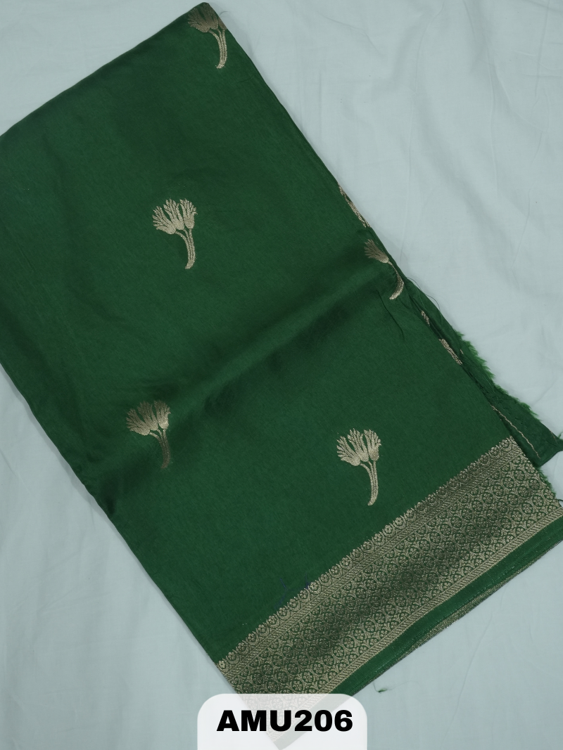 BANARAS RUSSIAN SILK SAREE WITH PRINTED