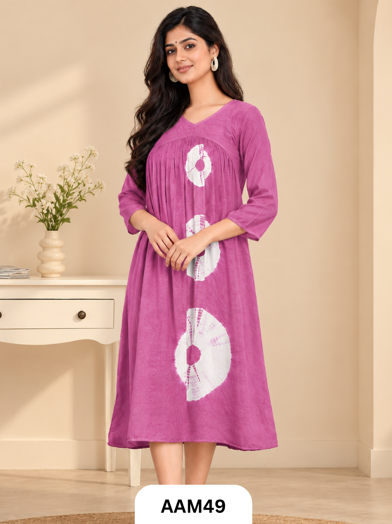 Long Rayon Gown