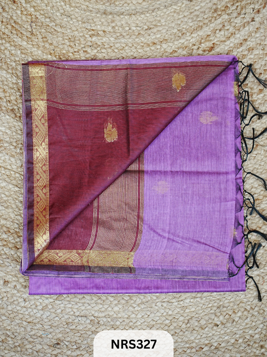 CHANDERI INSPIRED MAHESWARI SAREE