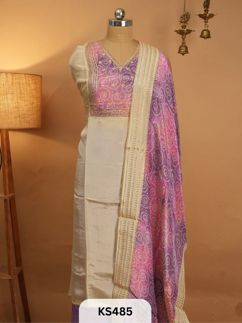 Modal Silk with Bandhej
