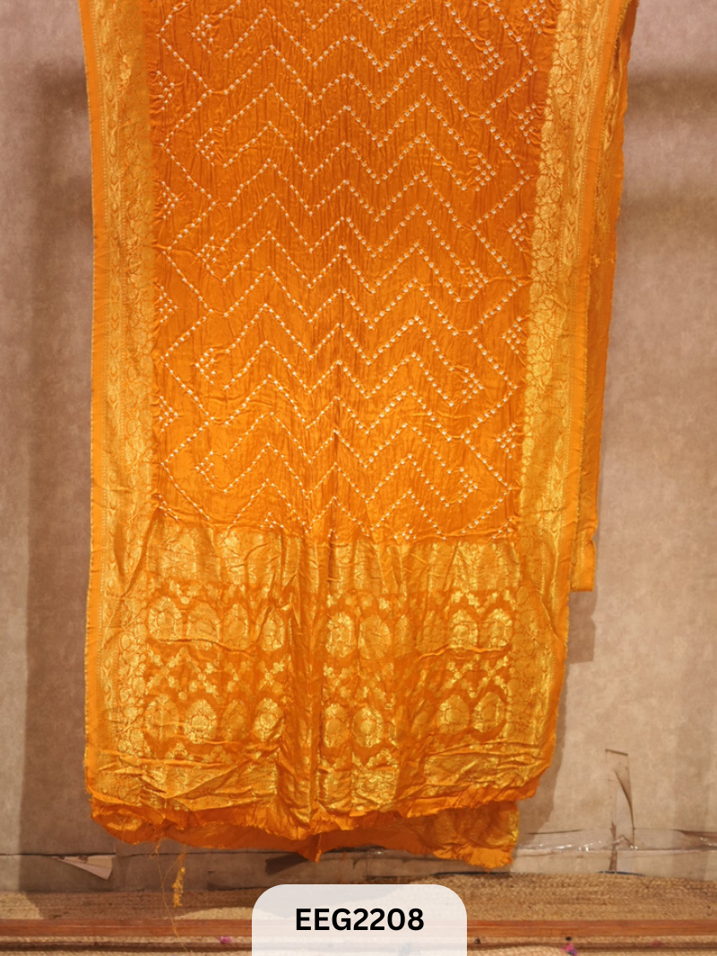 MODAL FUSIOIN SAREE WITH DOLA BORDER - EXCLUSIVE