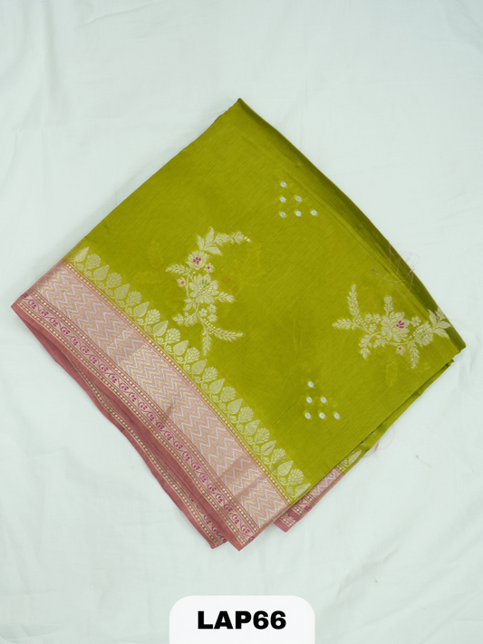 Banaras kora dupion silk saree